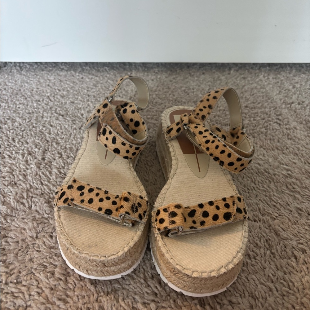Dolce Vita Leopard Print Sandals